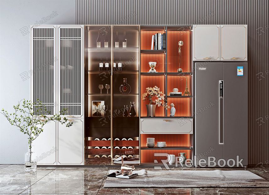 Modern Wine Cabinet model