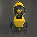 Snowmaker Sprinkler Sprayer Fan Snowmaker Simple Model Snowmaker Low Model Low Face Number Snowmaker Game Snowmaker Simple Model Sprinkler 3d model