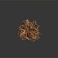Wood And Stone Decorative Artwork With Natural Irregular Shape And Textured Surface