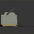 Classic Retro Vintage TV with Antenna Device Aged Look on Black Background