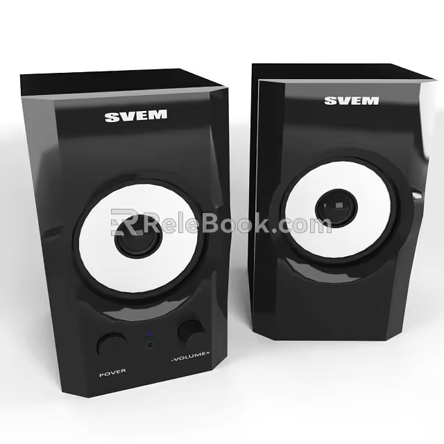 Sound speaker system 3d model