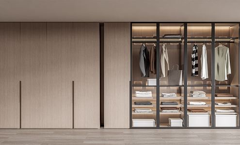 Modern wardrobe 3d model