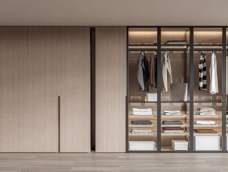 Modern wardrobe 3d model