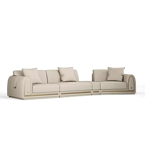 Modern Light Luxury Corner Sofa 3d model