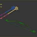 Crossbow Mechanical Crossbow Shift Bow and Arrow Shoot Far Equipment Weapons High-tech Crossbow 3d model