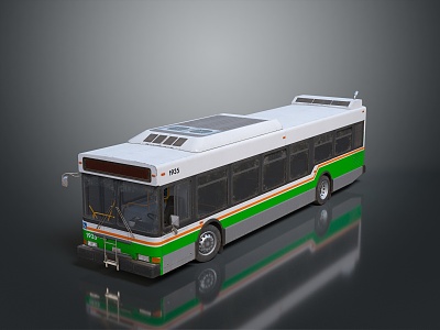 Modern Bus City Bus Big Bus CMB 3d model