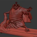 Modern Game Character Monster 3d model