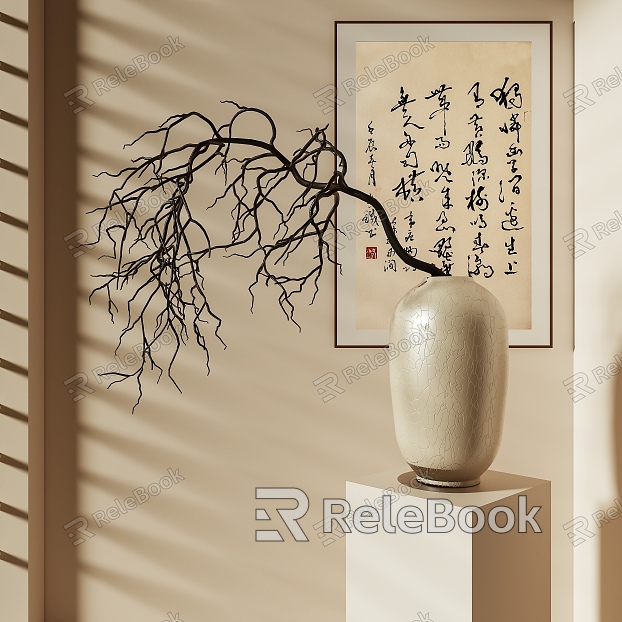 Dried branch ornaments Zen model