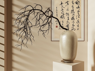 Dried branch ornaments Zen model