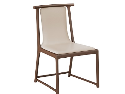 New Chinese Dining Chair Dining Chair 3d model