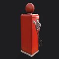 Gas station gas pump equipment industrial gas pump gas pump gas station old equipment 3d model