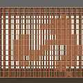 Modern Partition Metal Partition Screen Partition 3d model