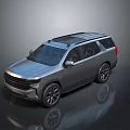 Silver SUV Car With Modern Design Roof Rack Sleek Exterior And Black Alloy Wheels