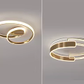 Light Luxury Ceiling Lamp 3d model