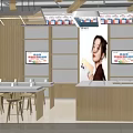 Digital Store with Mobile Repair Center After Sales Service and Digital Products Display with Computers