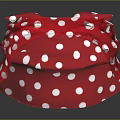 Fashionable Red Headband With White Polka Dots For Women Stylish Accessory