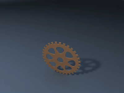 Hardware Tools Brass Metal Gear Precision Mechanical Component For Industrial Use 3d model