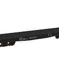 train flat car high-speed rail flat car freight train rail car 3d model