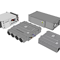 Multiple Air Conditioner Fan Units With Different Designs For Indoor Use 3d model