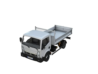 Realistic PBR medium-sized truck next-generation truck pickup truck Nissan truck truck truck truck simulation driving 3d model