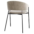 Stylish Upholstered Accent Chair With Metal Legs And Multiple Color Options