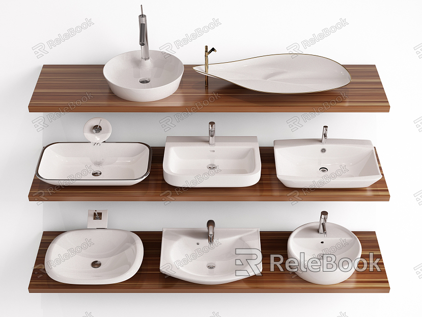 Modern wash basin model