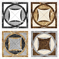 Modern Tile Marble Parquet Tile 3d model