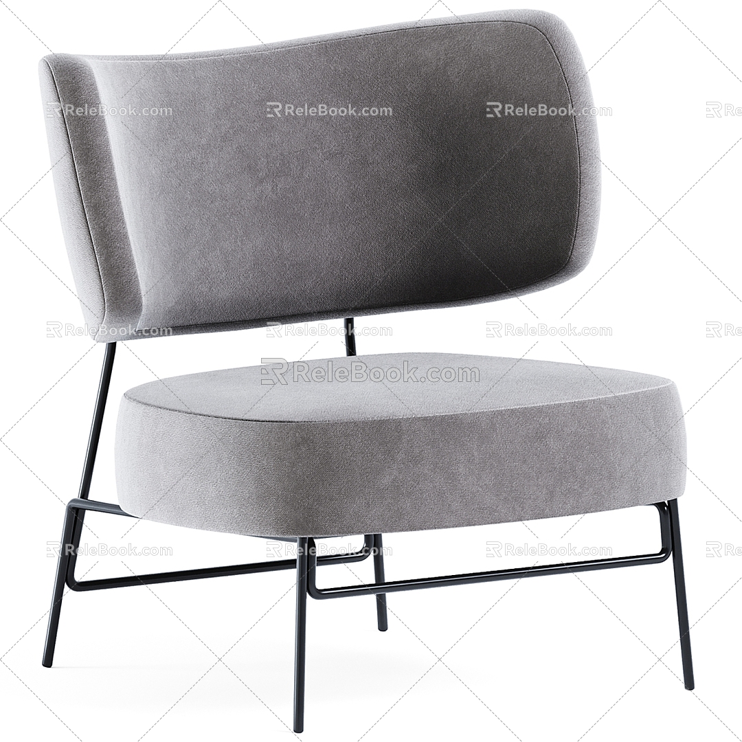 Modern Sofa Chair Leisure Chair 3d model