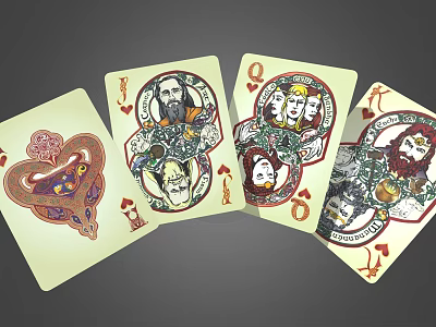 poker card toy card 3d model poker card toy card 3d model