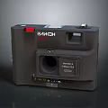 3NQWH 250 Vintage Electronic Camera With Lens Flash And Classic Design