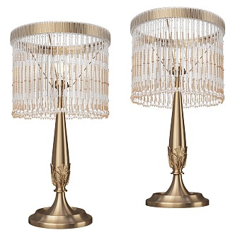 Table lamp lighting lamp decorative lamp crystal table lamp 3d model