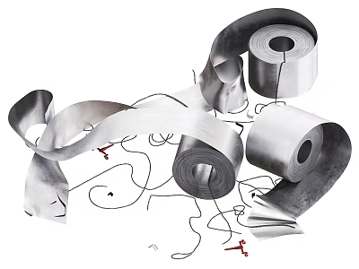 Industrial Equipment Metal Coils And Steel Strips For Industrial Manufacturing 3d model