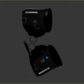 KAGOO Wired Mouse With Black Orange Design And Breathable Holes For Daily Use