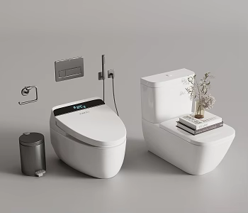 Modern Toilet Smart Toilet 3d model