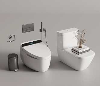 Modern Toilet Smart Toilet 3d model