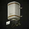 Hailea White Electric Water Heater For Home Daily Use With Wall Mounted Switch