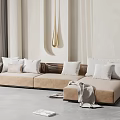 Modern corner sofa 3d model