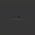 Game Movie Dragon Character Lying On Circular Stone Slab With Intricate Patterns And Moss