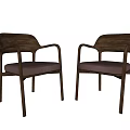 Elegant Modern Dining Chairs With Wooden Frame And Maroon Upholstered Seat