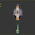 Black and Yellow Safety Fall Arrest Device With Metal Hook And Warning Lights