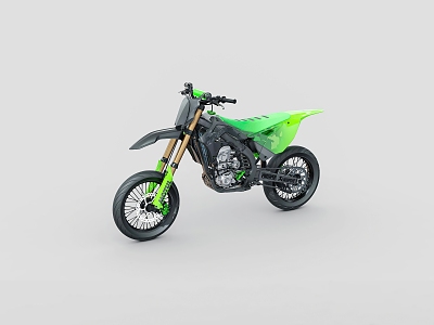 Modern Motorcycle 3d model