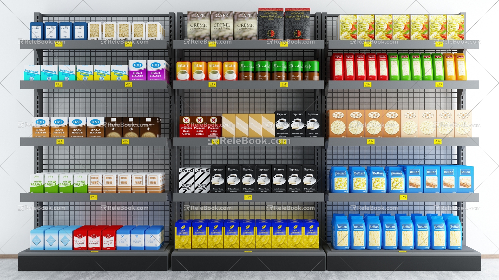 Supermarket Container 3d model