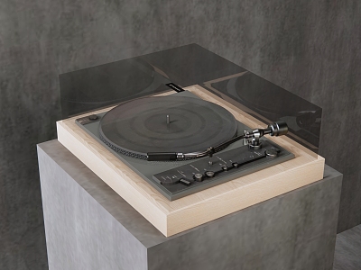 Modern record player model