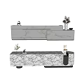 Reception Desk Front Desk 3d model