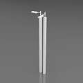 Modern Outdoor Light With Metal Pole And Light Arm For Outdoor Lighting