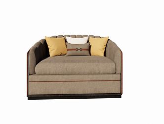 Modern Single Sofa 3d model