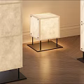 Modern Lighting Combination With Layered Floor Lamps And Small Square Table Lamp For Contemporary Interior