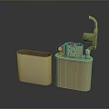 Lighter Mechanical Lighter Kerosene Lighter Windproof Lighter Realistic 3d model