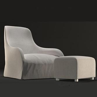 Single sofa 3d model