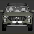 Modern Stylish SUV With Black Roof Sunroof And Silver Exterior Finish